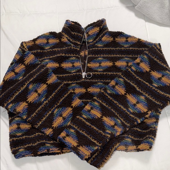 Urban Outfitters Tops - URBAN OUTFITTERS Sherpa Half Zip